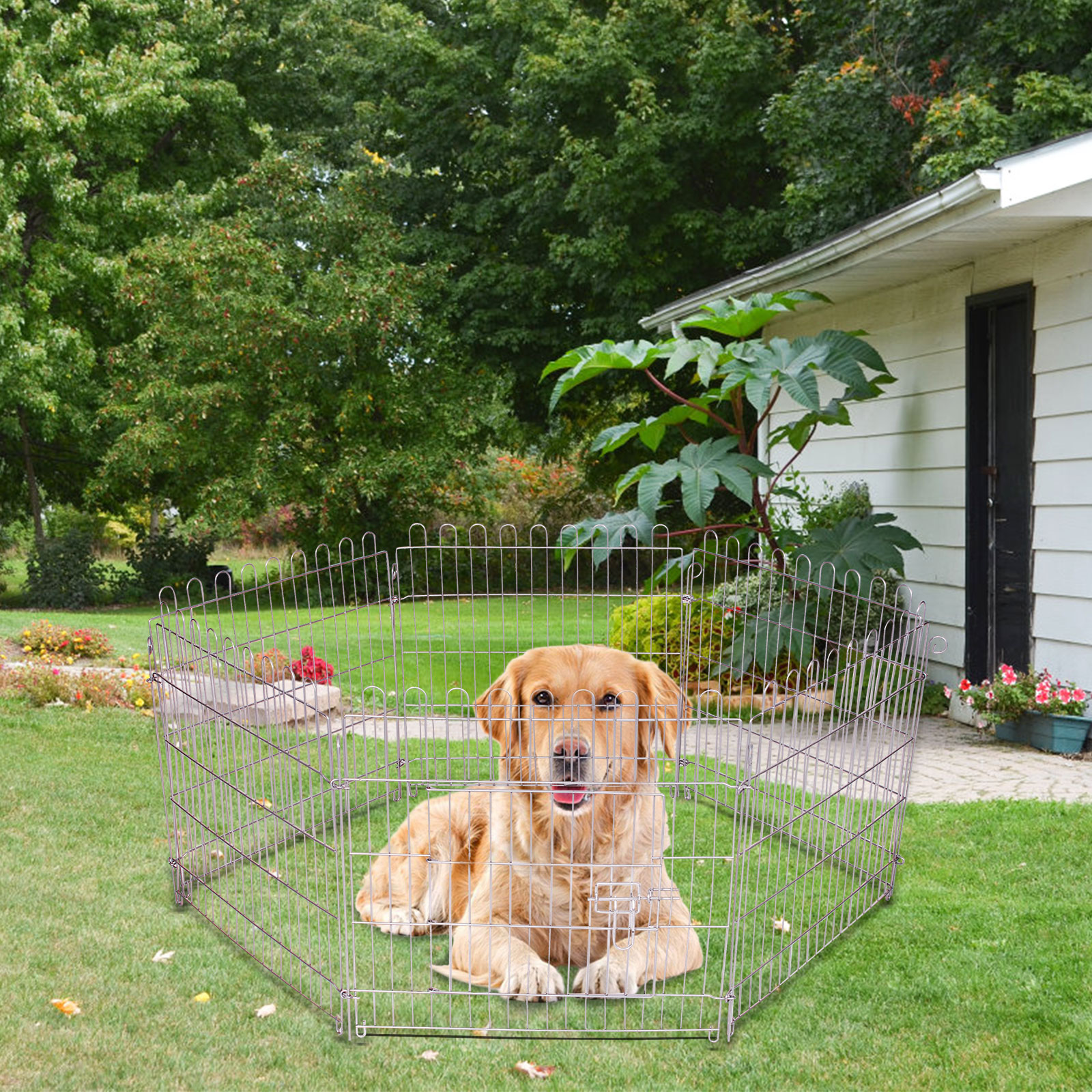 Welpenauslauf Hunde Laufstall Freigehege Welpengitter